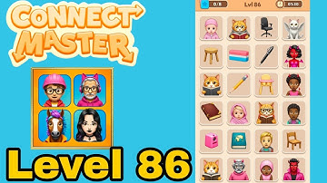 Connect master match puzzle level 86 solution walkthrough 