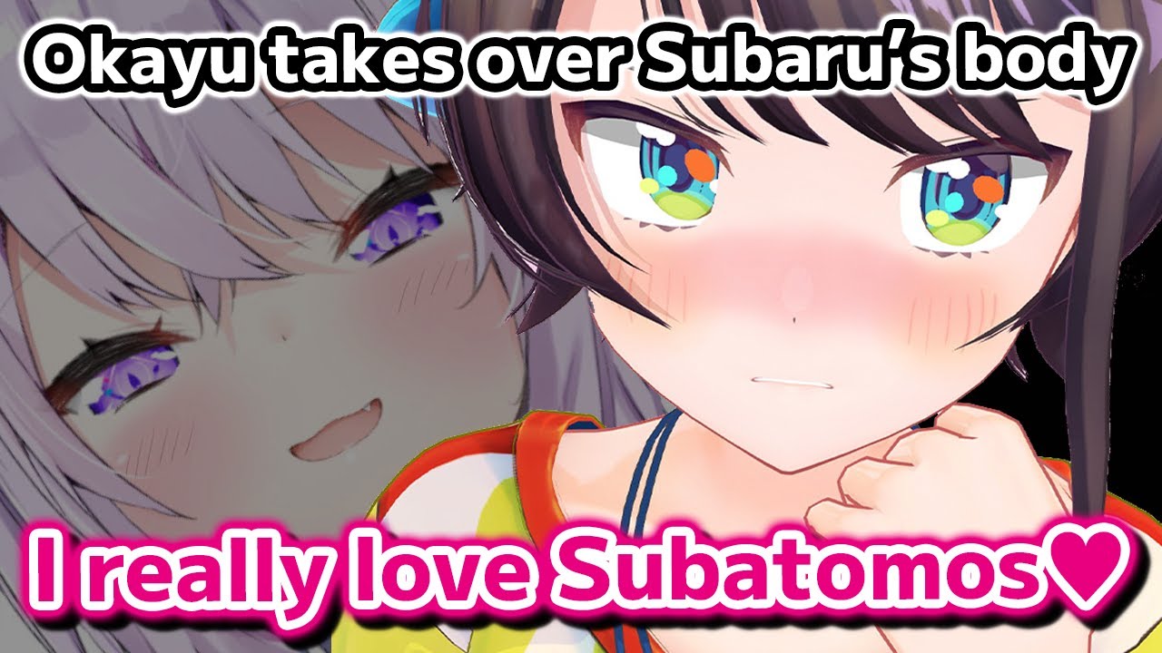 Okayu takes over Subaru's body then becomes Feminine Subaru [Hololive Eng Sub]