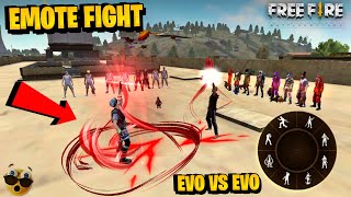 Free Fire Emote Fight On Factory Roof  New Evo Vs Evo Emote Challenge in free fire