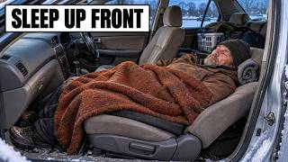Where Homeless People Sleep in a Car When the Back Seat Doesn't Work