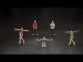 Shuffle dance performance