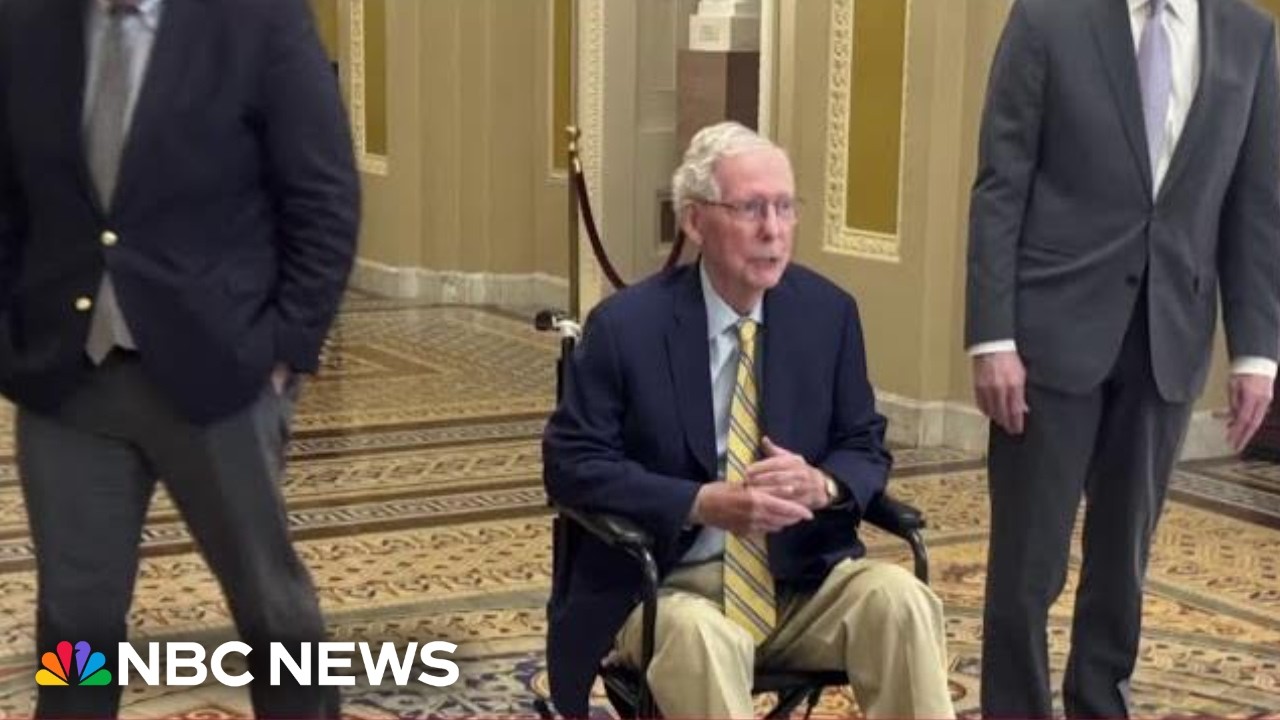 Mitch McConnell returns to Senate Mitch McConnell returns to Senate