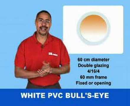 White PVC Bull's Eye