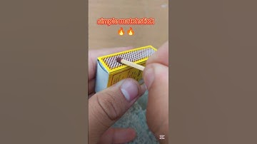 Amazing match box experiment 🔥 #short #shorts #shortsfeed #matchstick