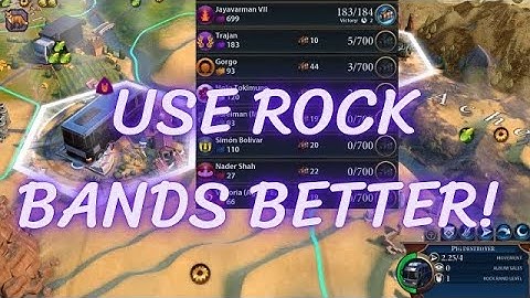 How to Maximize Rock Bands Use in Civilization VI