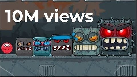 Red Ball 4 | Beating All Bosses | End Game