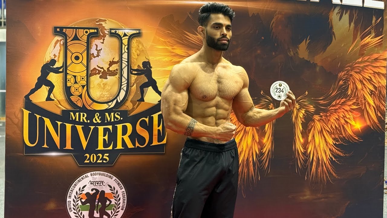 Day 1 Mr Universe 2025 Weigh in One Day Before Carb loading 