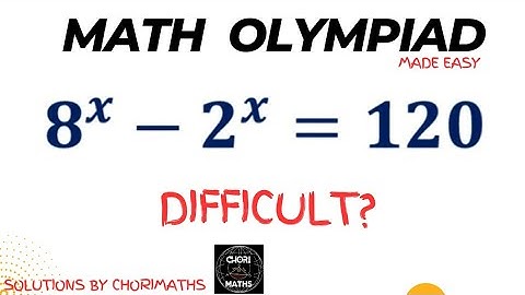 Mastering Exponential equations: The Olympiad Mathematics Secret