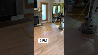 1 day floor makeover! #diy #homeimprovement #hardwoodflooring