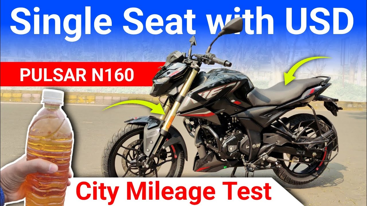 Bajaj Pulsar N160 Single Seat Mileage Test ⛽ | Bajaj Pulsar N160 Mileage Test 2026 | Gear Update 