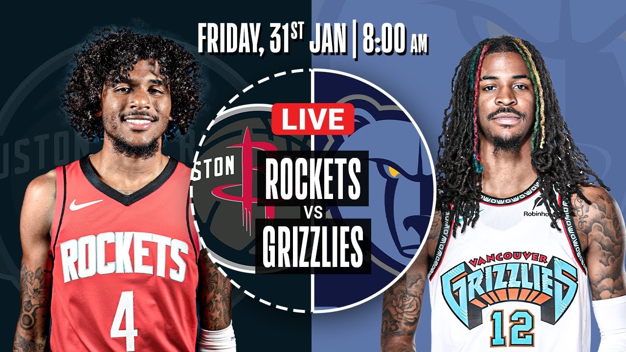 Houston Rockets at Memphis Grizzlies [OFFICIAL LIVE STREAM] - YouTube