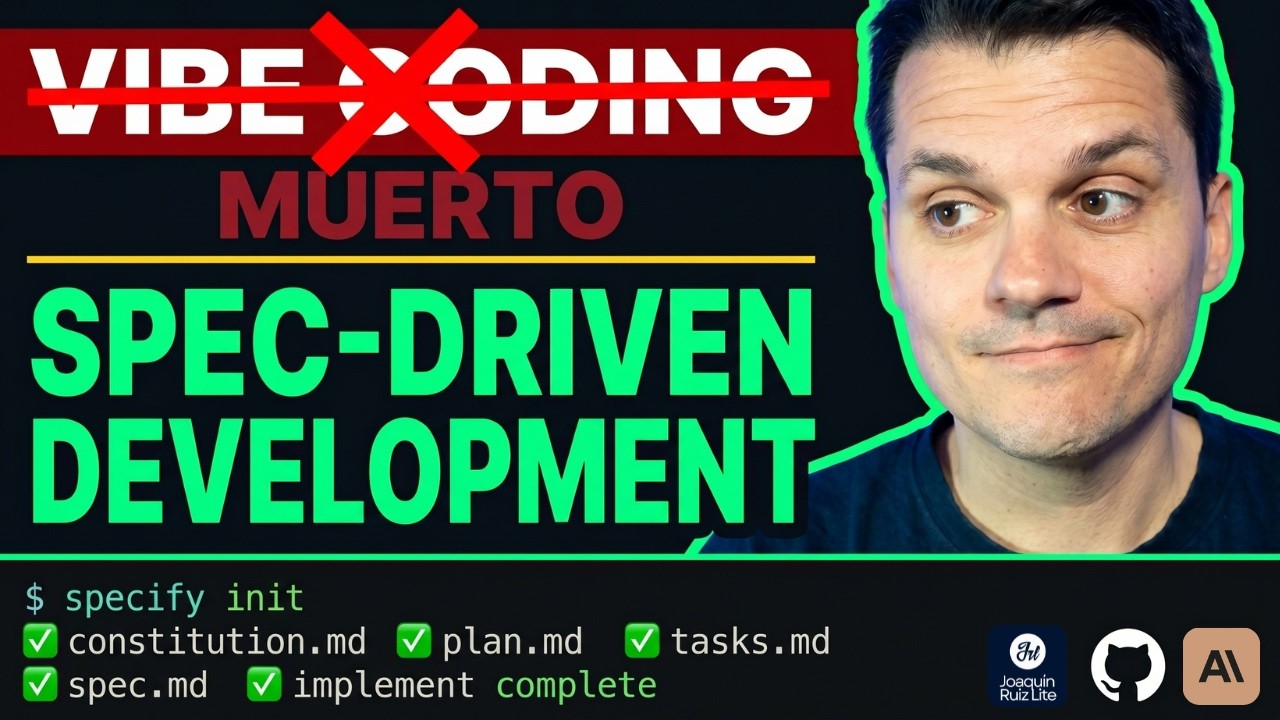 Vibe coding está MUERTO: Construí una app con Spec Driven Development ...