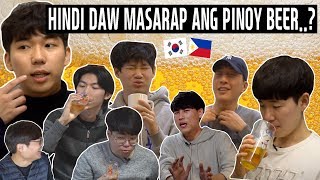 Sinubukan ng mga Koreano ang FILIPINO BEER!?