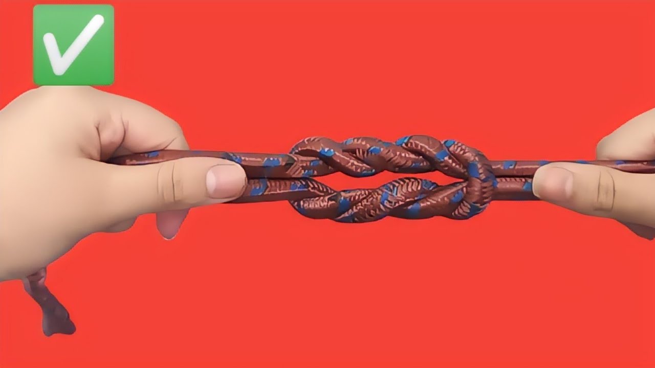 Rope connection knot , Knotting method #rope #knot - YouTube
