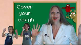 Germs, Shoulders, Knees Toes. Funny Song To Stop Germs By Dr. Fischer.