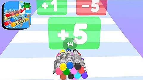 Crayon Rush ​- All Levels Gameplay Android,ios (Levels 1-5)