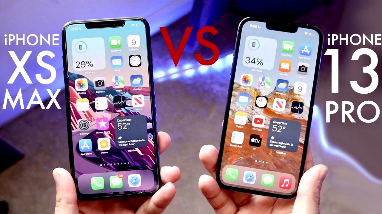 Iphone 13 Pro Vs Iphone Xs Max Comparison Review Youtube