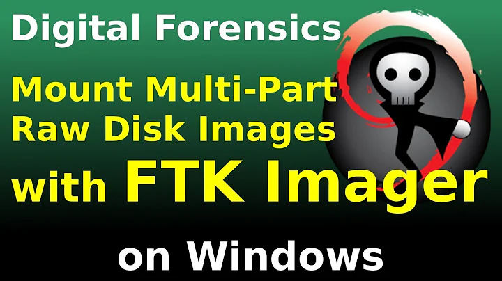 [How-To] Mount Multi-Part Raw Disk Image with FTK Imager