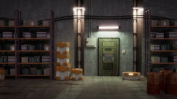 Survival Horror Game made in #construct3  and #blender  part 3 - Room 2