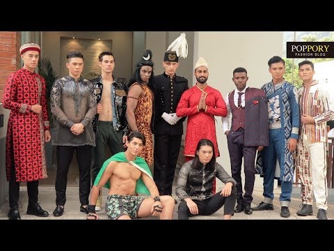 [Photo Shoot] National Costume |  ALTITUDE MEN INTERNATIONAL 2019 | VDO BY POPPORY