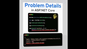 Problem Details in .NET | Coding shorts | #skdotnetcodingconcept #coding #shorts #dotnet #sql #viral