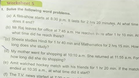 Dav Public School Class 4 Math  Unit 8 Worksheet 5 || Time And Calendar || @madhubanclasses