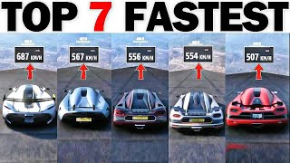 Top 7 Fastest KOENIGSEGG Cars in Forza Horizon 5 (2023 Update)