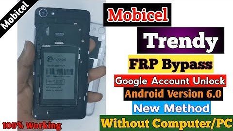 Mobicel Trendy Frp bypass New Easy Method Google account Remove Unlock Without Computer PC