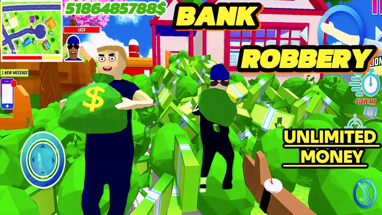 HOW TO ROB THE BANK | in dude theft wars - YouTube