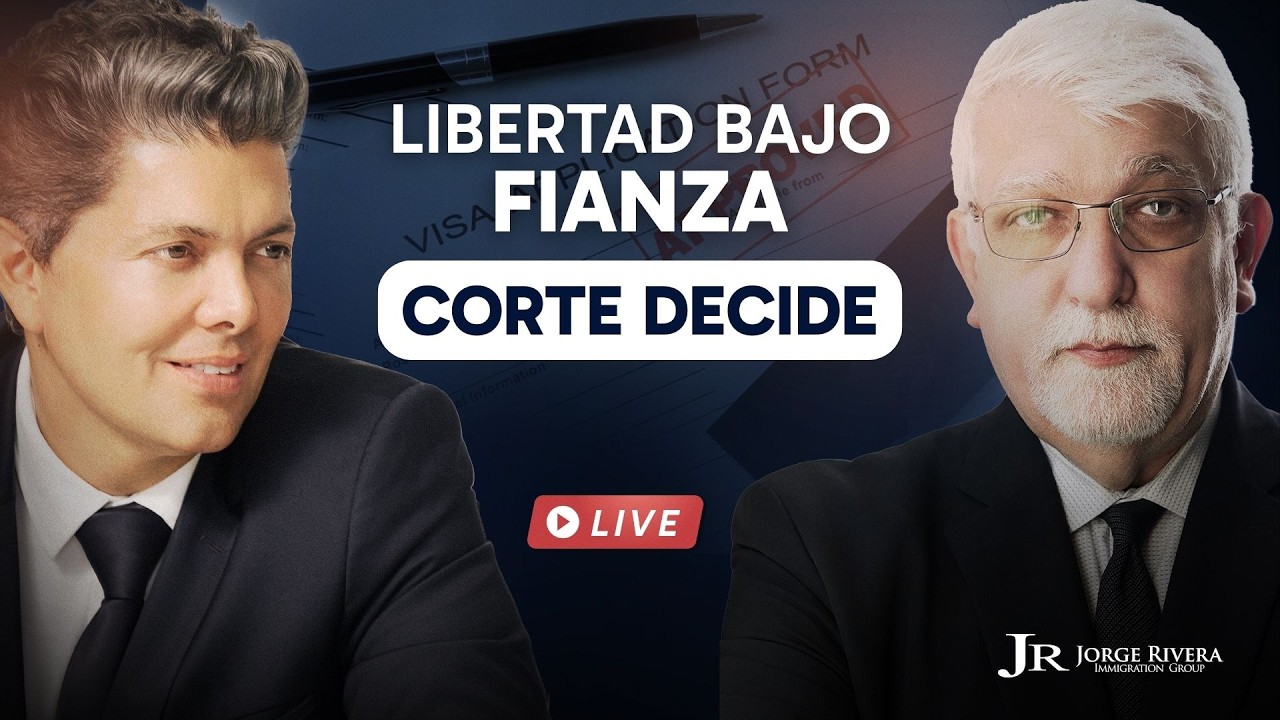 Juez permite FIANZA para inmigrantes: decisión de la Corte Federal | Abogado Jorge Rivera | LIVE 1PM