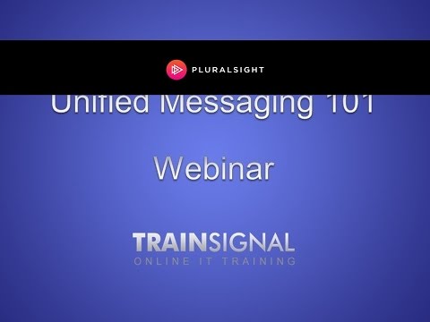 Unified Messaging 101: A Prelude to TechEd 2013