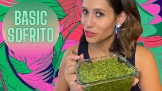 EASY SOFRITO RECIPE: Super easy recipe for making a staple ingredient in Puerto Rican cuisine!