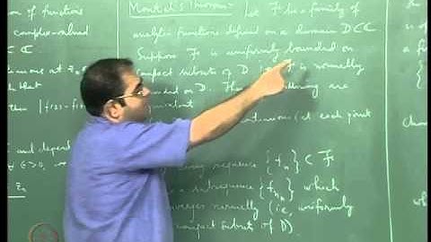 Mod-10 Lec-40 The Proof of Montel