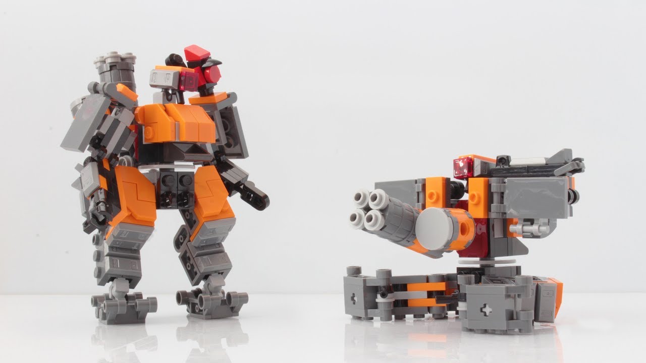 Lego Bastion set HAS the gatling mode - YouTube