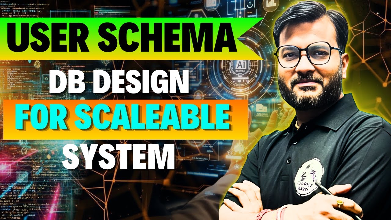 User DB Schema Design Explained | Arvind Sir #viral #trending # ...