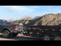 #137 Dump Trailer Hauling gravel as a Buisness