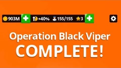 Idle Air Force Base # 28 we finally defeated operation black viper￼