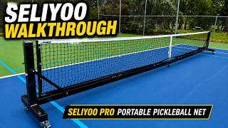 Seliyoo Pro Portable Pickleball Net | Walkthrough, Setup & Storage