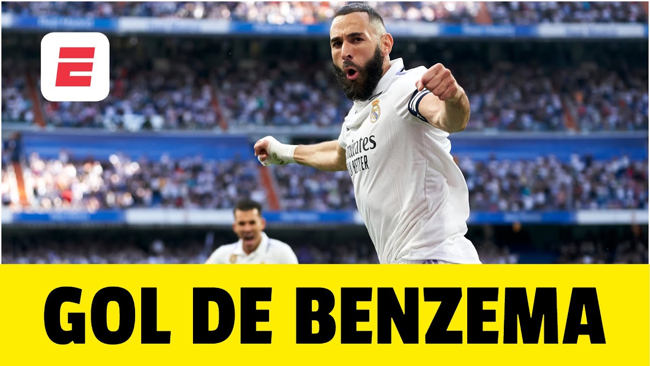 GOL DE BENZEMA. Real Madrid abre la cuenta con asistencia de Vinicius ...