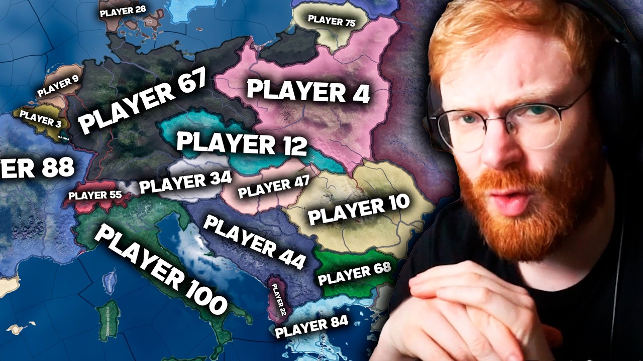 HOW 100 PLAYERS CHANGED WORLD WAR 2 IN HEARTS OF IRON 4 (VOD)