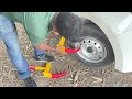 SECURITY DEVICE WHEEL LOCK FOR CAR  in Hindi
