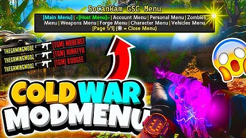 BLACK OPS COLD WAR *GEK* GSC MOD MENU OP PC SHOWCASE! (PS4/PS5/XBOX)