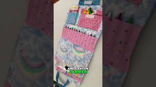 DIY Kids Coloring Book and Crayon Carrier (Free Tutorial)