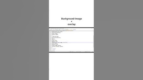 using background-image+overlay
