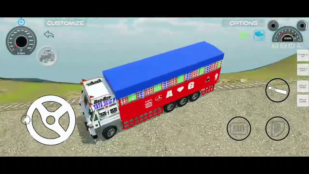 Truck short  rasta 🚚 delivery||truck game video||
