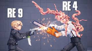 Leon Re9 Vs Re4 Monsters Who Will Survives ?