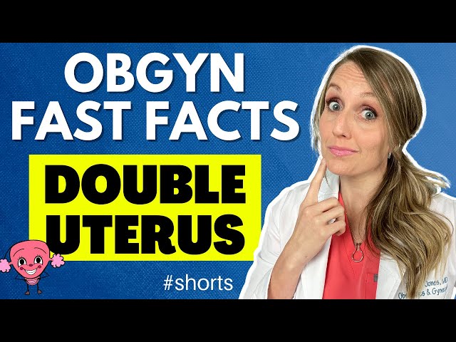 What is a DOUBLE Uterus!? #shorts (Uterine Didelphys) class=