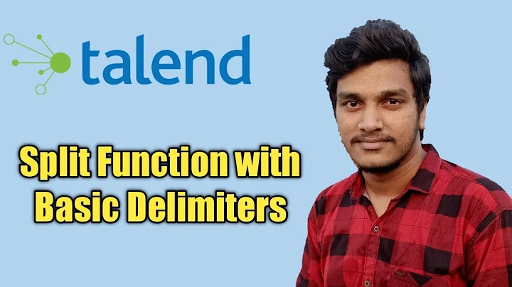 84. How to split strings separated by delimiter l Split Basic l Talend Data Integration