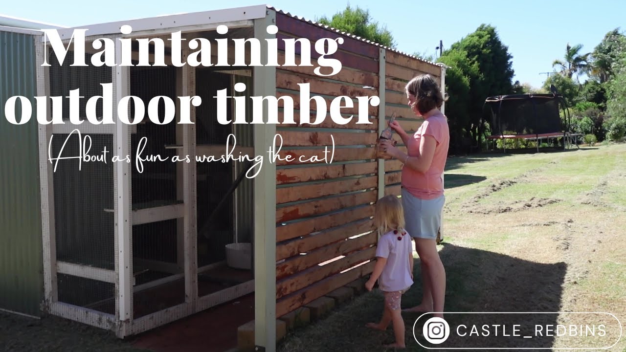 Easy timber screen maintenance