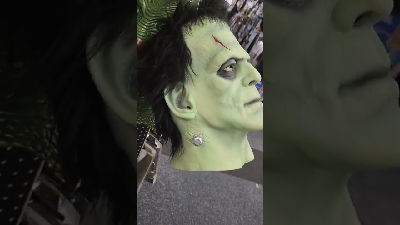 Realistic Frankenstein Full Mask - Universal Classic Monsters - YouTube